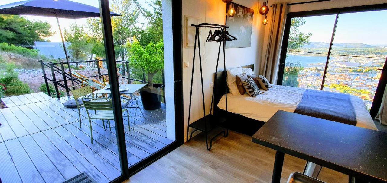 Le Rouquier Studio Terrasse, Vue Exceptionnelle, Climatisation Sète Kültér fotó
